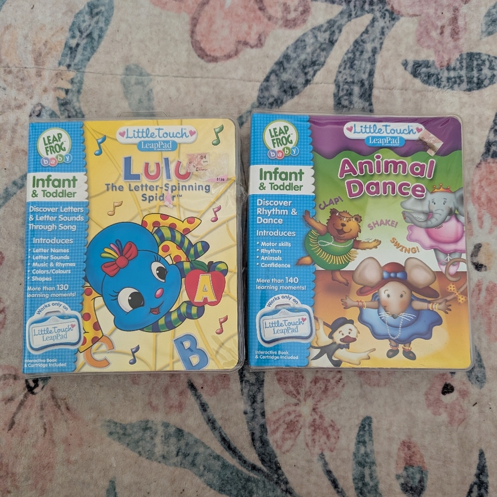 💥3/$24 Bundle Of 2 LeapFrog LittleTouch‎ Leappad Learning Games